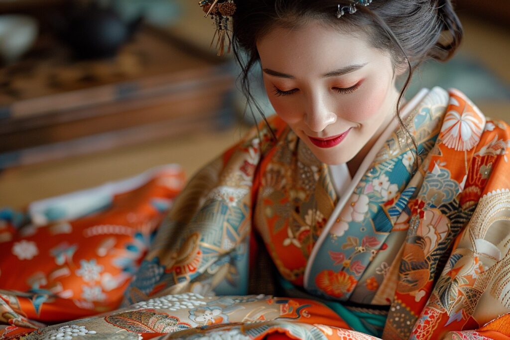 Thé et Soie : redécouvrez la tradition des kimonos de cérémonie de thé