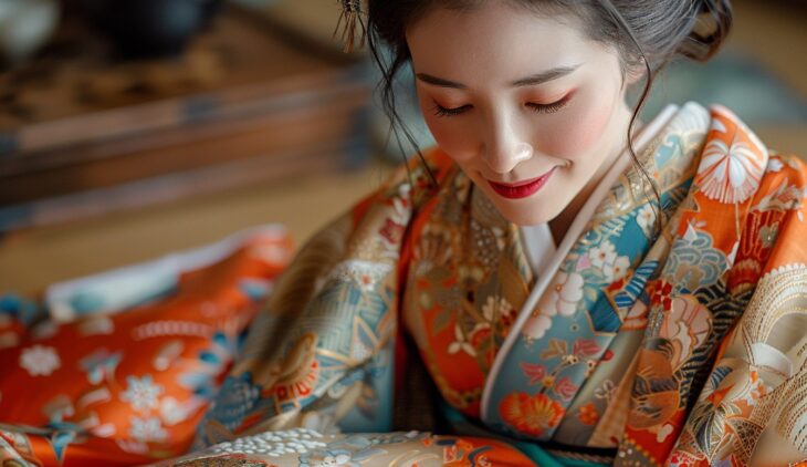 Thé et Soie : redécouvrez la tradition des kimonos de cérémonie de thé