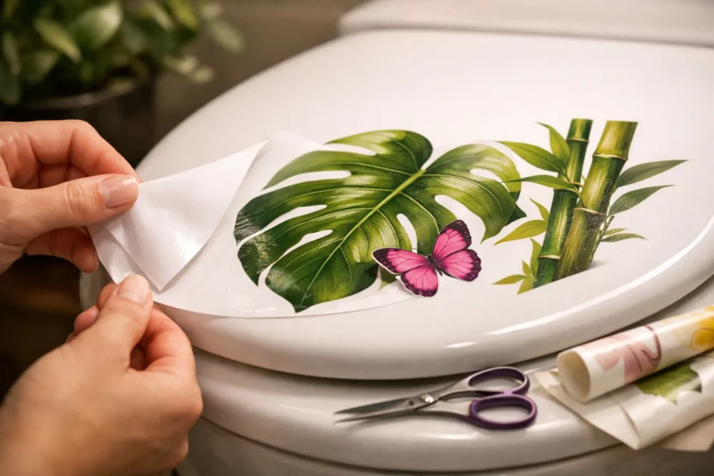 Choisir le bon sticker WC pour personnaliser ses toilettes