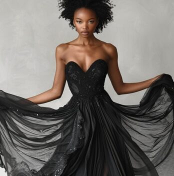 La renaissance des robes de princesse noires : une inspiration moderne pour les femmes d’aujourd’hui