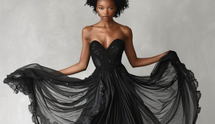 La renaissance des robes de princesse noires : une inspiration moderne pour les femmes d’aujourd’hui