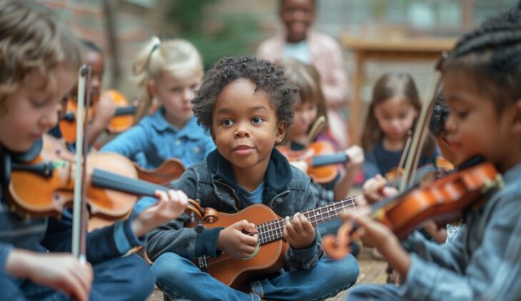 Les bienfaits des instruments de musique dans l’éducation des enfants