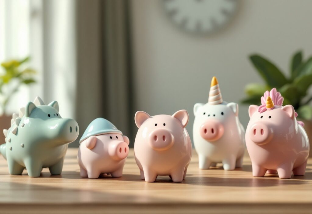 7 tirelires rigolotes pour motiver les enfants à épargner