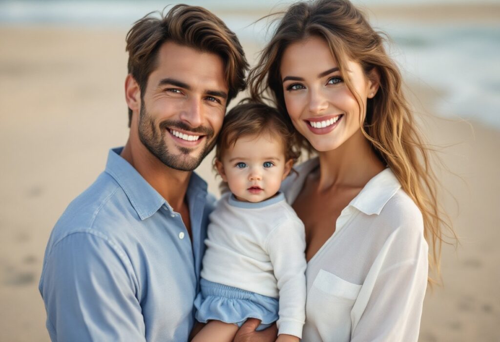 Look marin mini-me : parents et enfants coordonnés