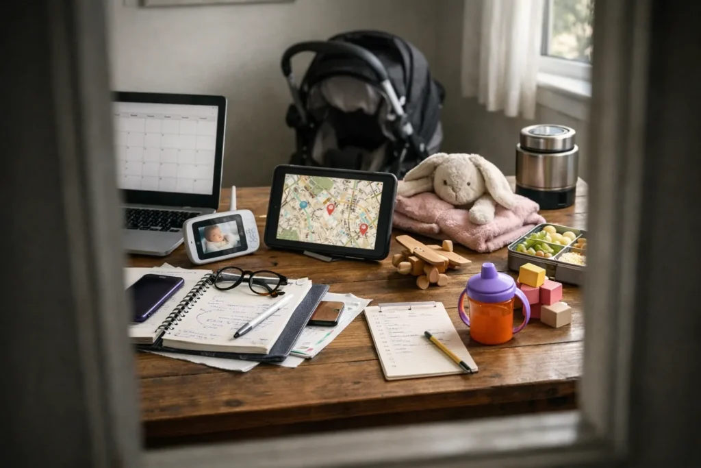 Papa aux commandes : logistique – siestes et restos kids-friendly