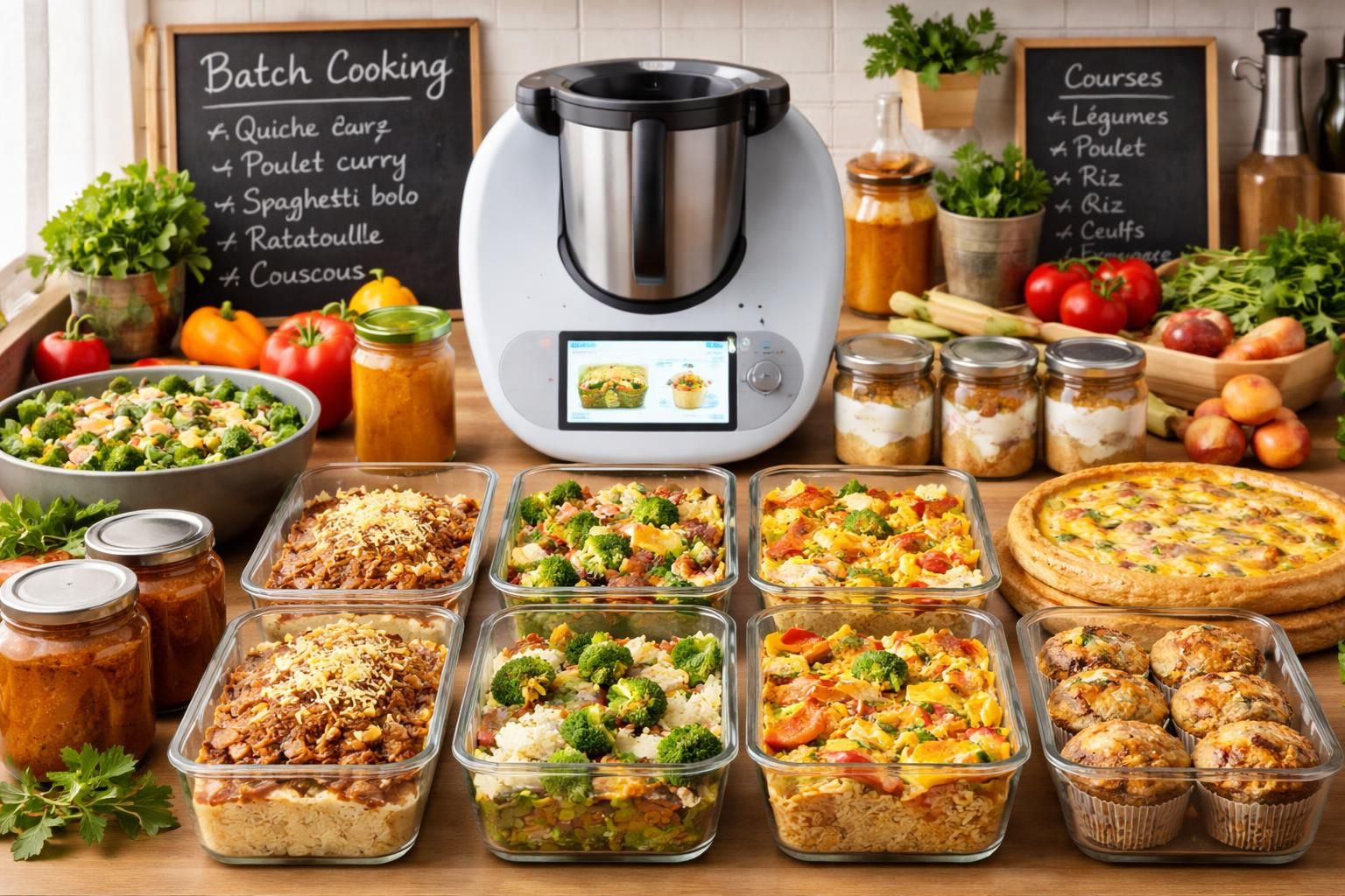 découvrez comment économiser au quotidien à la maison grâce au fait-maison et au batch cooking avec votre thermomix, pour des repas savoureux, pratiques et économiques.
