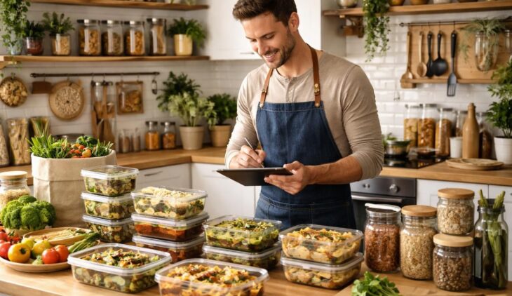Économiser au quotidien comme homme au foyer avec batch cooking, DIY et gestion intelligente