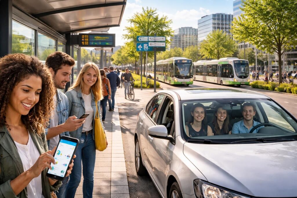 Optimiser les trajets domicile-travail en covoiturage BlaBlaCar Daily et transport en commun urbain