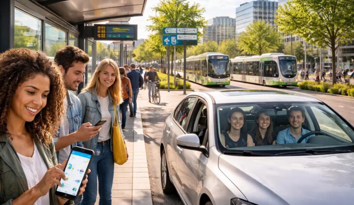 Optimiser les trajets domicile-travail en covoiturage BlaBlaCar Daily et transport en commun urbain