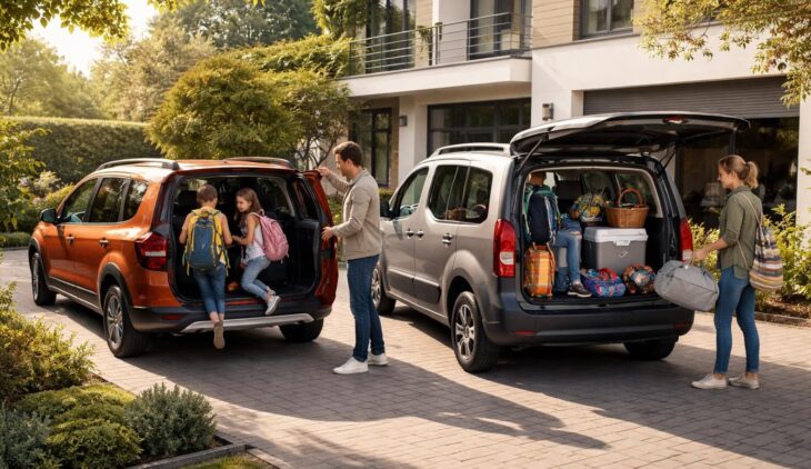 Organiser le quotidien familial avec un Dacia Jogger sept places et Citroën Berlingo