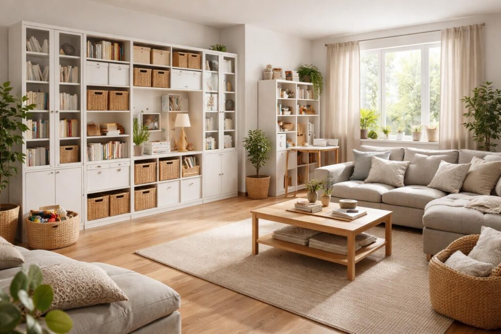 Organiser votre foyer familial avec rangements IKEA et décoration pratique pour le quotidien