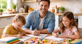 Papa au foyer témoigne sur partage des tâches et éducation positive à domicile