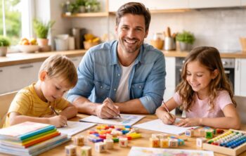 Papa au foyer témoigne sur partage des tâches et éducation positive à domicile