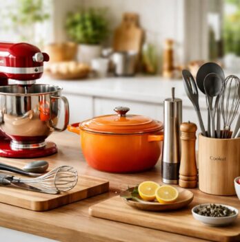 Ustensiles cuisine et électroménager pour chefs maison chez Cookut, KitchenAid et Le Creuset