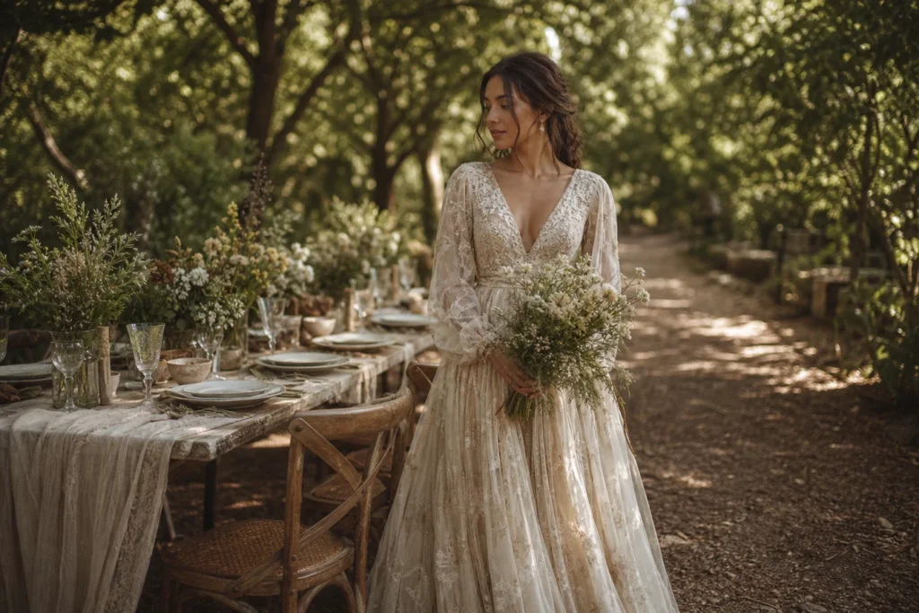 Mariage en plein air, brunch dominical, balade en forêt : la robe champêtre se plie à toutes vos envies