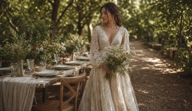 Mariage en plein air, brunch dominical, balade en forêt : la robe champêtre se plie à toutes vos envies