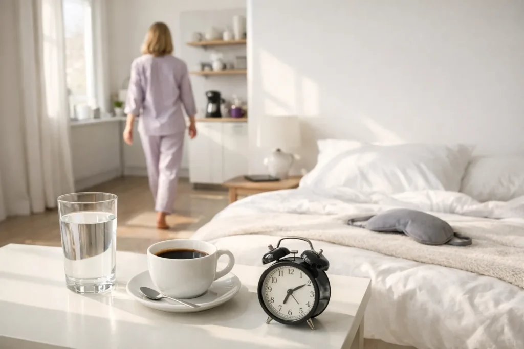 L’eau, le café et le sommeil forment une chaîne