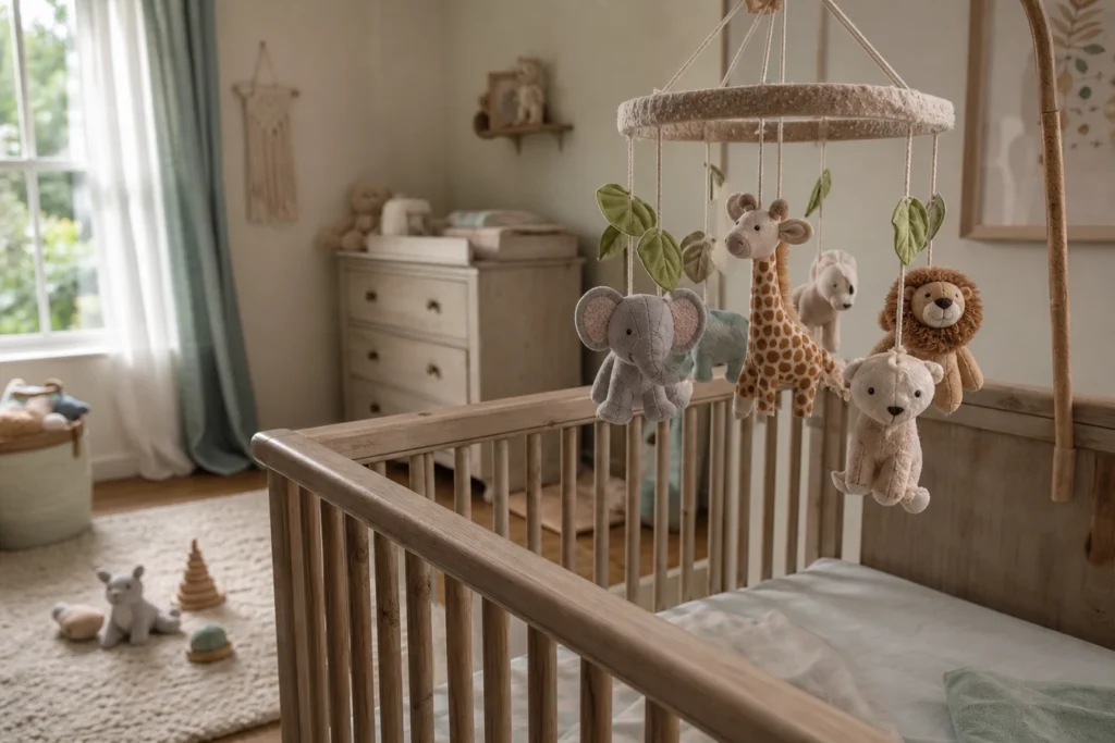 Mobile bébé dans la chambre : les bienfaits d’un compagnon pour les tout-petits