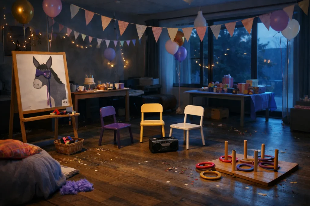 Un anniversaire d’enfant tient en trois jeux, pas en trente